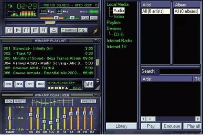 Revivió Winamp: lanzan nueva versión del reproductor de música estrella de la era del MP3