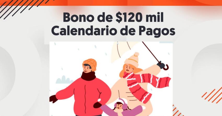 Bono Invierno: Este es el calendario de pagos con la fecha en que recibirás los $120 mil