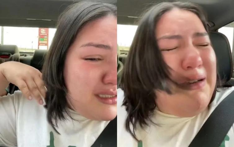 "No puedo dejar de llorar": Tiktoker mostró el desastre que le quedó en su pelo tras cambio de look
