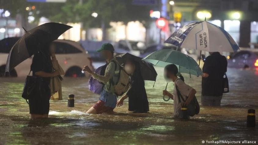 Las peores lluvias en 80 años en Corea del Sur dejan al menos ocho muertos