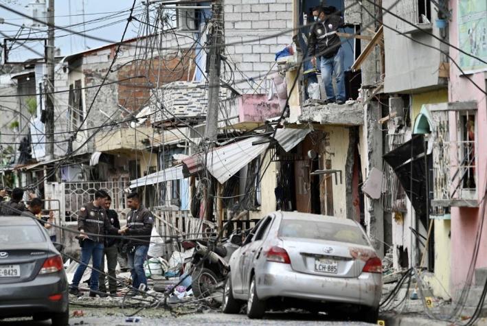 Cinco muertos deja explosión atribuida a crimen organizado en Ecuador