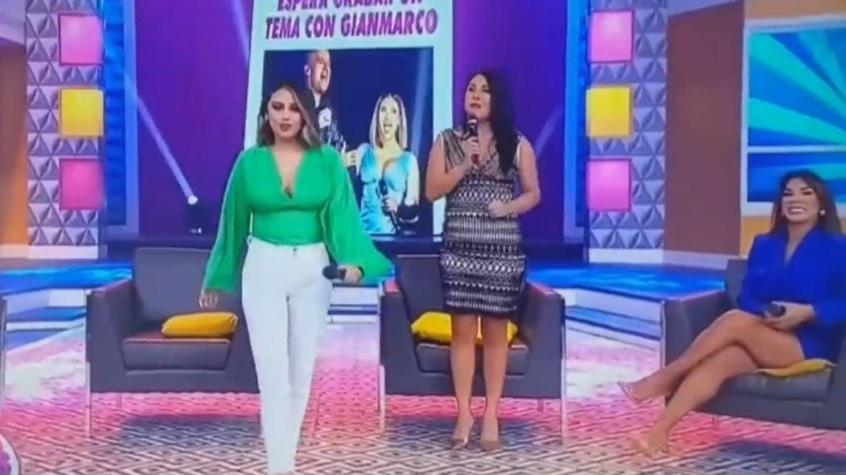 "Esto es natural": Cantante peruana tuvo incidente con su menstruación en programa de televisión