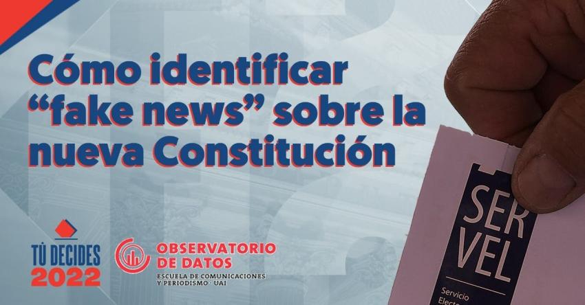 Lanzan guía práctica para identificar "fake news" de cara al plebiscito constitucional