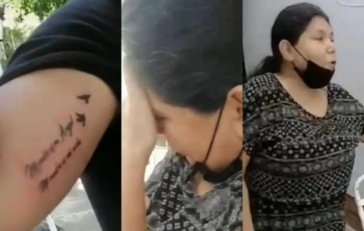"Me va a dar un infarto": Madre es viral por furiosa reacción tras ver primer tatuaje de su hijo