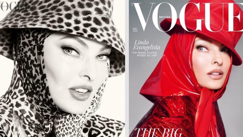 Linda Evangelista vuelve a la portada de Vogue después de quedar "deformada" por tratamiento