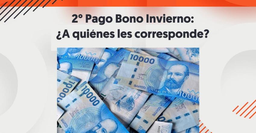 Adelantaron el segundo pago: Revisa a quiénes les corresponde el Bono Invierno