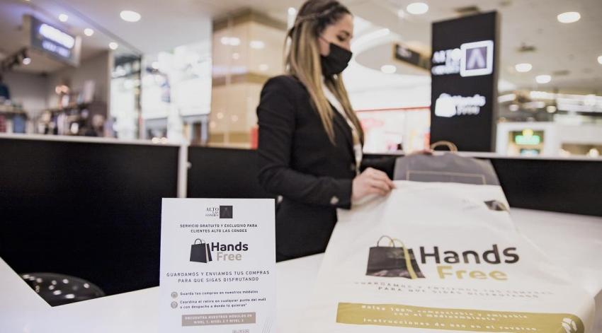 ‘’Hands Free’’: El innovador servicio de entrega y retiro de compras del mall Alto Las Condes