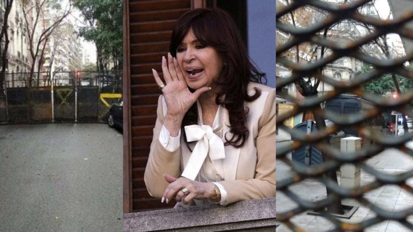 Instalación de valla policial en casa de Cristina Kirchner desata polémica en Argentina