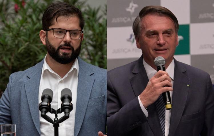 Gobierno califica de "inaceptable" acusación de Bolsonaro a Boric sobre quema del Metro