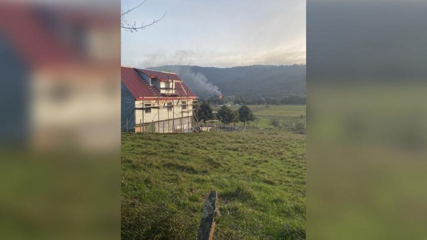 Atentado incendiario en molino de Contulmo deja tres personas hospitalizadas