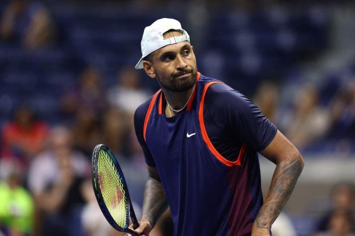 Kyrgios protesta por olor a "marihuana" en pleno partido del US Open