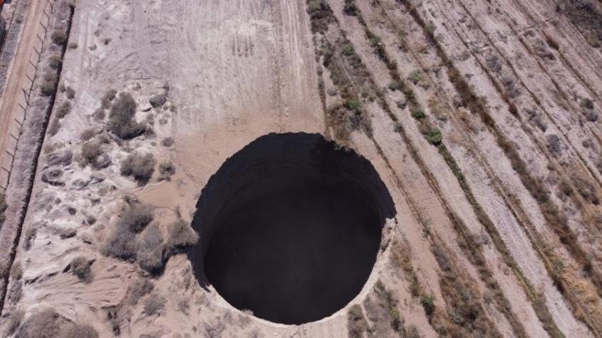 Detectan aparición de círculo de grietas en Tierra Amarilla: Sospechan posible nuevo socavón 