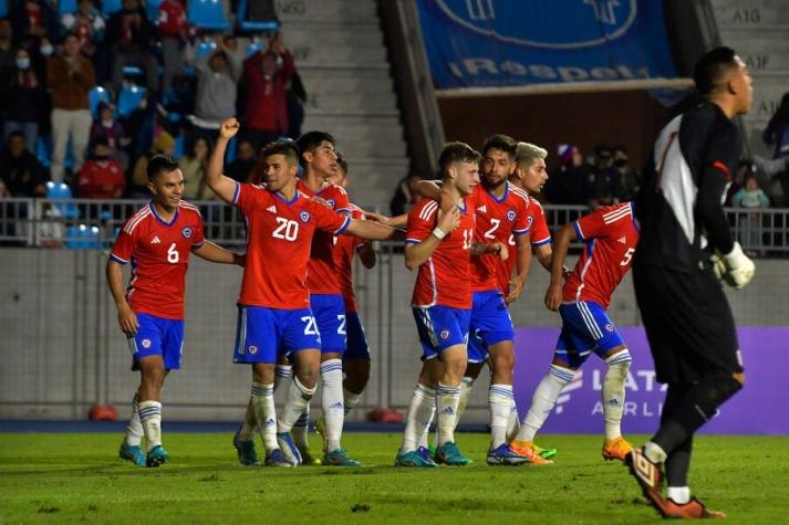 Chile vence a Perú en el amistoso Sub 23 en Iquique