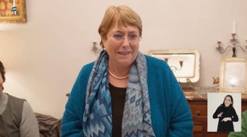 Expresidenta Bachelet aparece en la franja del Apruebo a un día del cierre de campaña