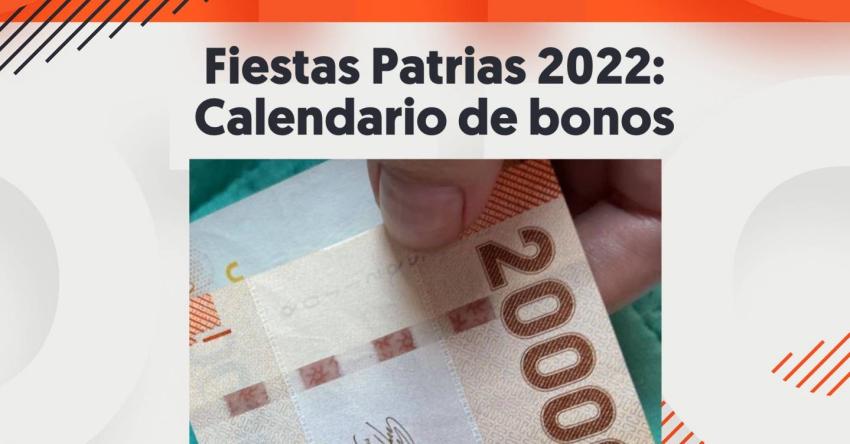 Revisa si te corresponde: Los bonos que se pagarán antes del inicio de las Fiestas Patrias