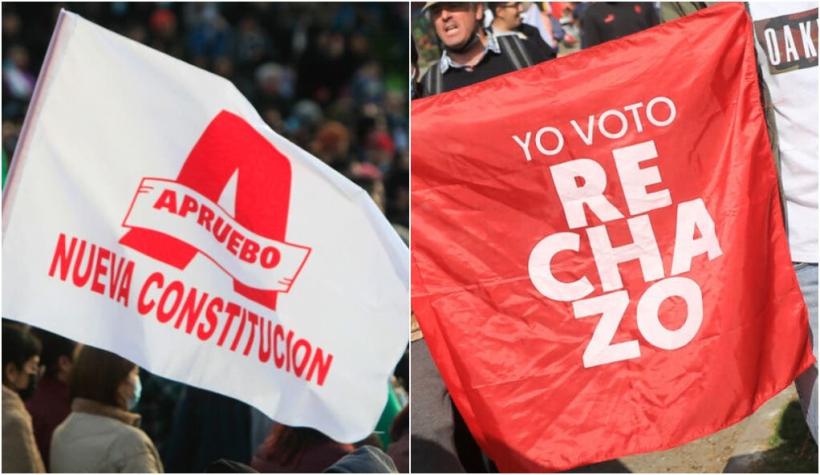 Comandos del Apruebo y Rechazo realizan actos de cierre de campaña