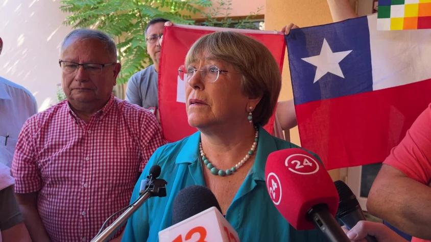Bachelet tras votar: "Cualquiera sea el resultado, seamos capaces de sentarnos a conversar"