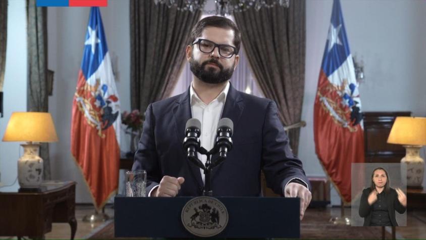 Boric llama a "acordar a la brevedad los plazos y bordes de un nuevo proceso constitucional" Boric llama a "acordar a la brevedad los plazos y bordes de un nuevo proceso constitucional"