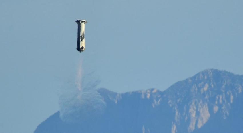 Cohete Blue Origin se estrella tras el despegue sin causar heridos Cohete Blue Origin se estrella tras el despegue sin causar heridos