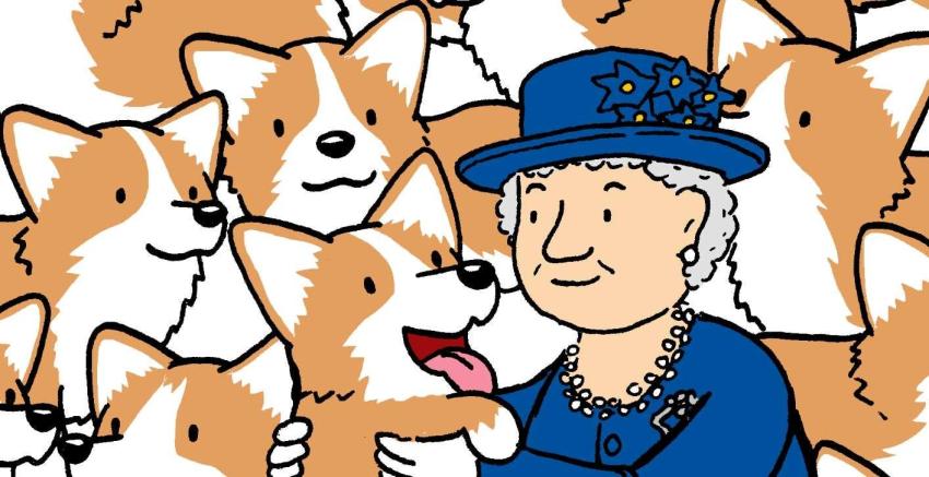 Desafío-homenaje: Demuestra tu agudeza visual con este dibujo de la reina Isabel II