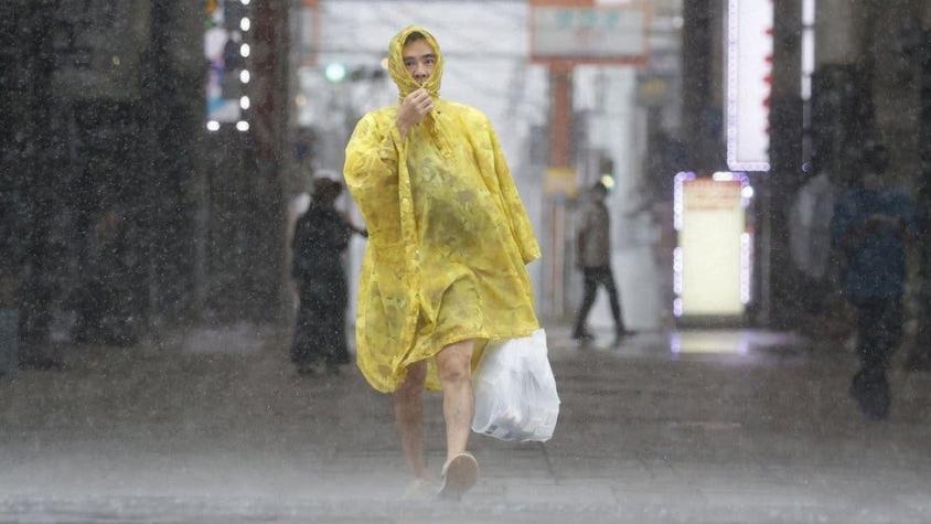 El "super tifón" Nanmadol golpea a Japón y obliga a evacuar a 9 millones de personas