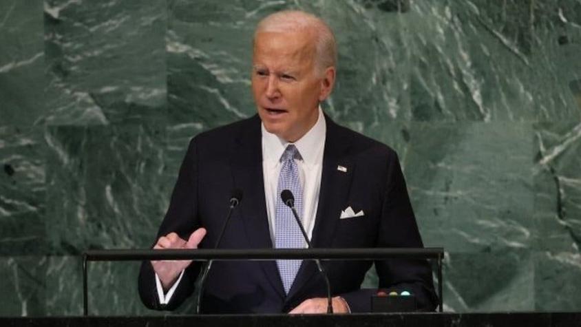 "Es una guerra que escogió un hombre": el fuerte discurso de Biden contra Putin ante la ONU