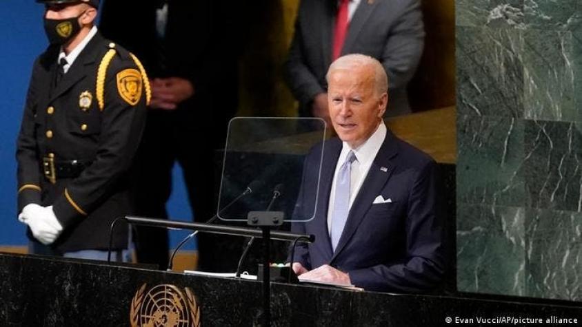 “Estados Unidos no busca una Guerra Fría” con China, dice Biden ante la ONU