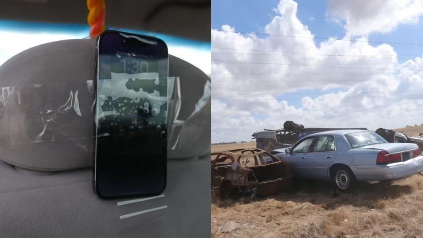 [VIDEO] YouTuber choca un auto para comprobar si el iPhone 14 detecta accidentes