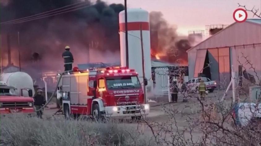[VIDEO] Argentina: Explosión en refinería en Neuquén deja tres fallecidos