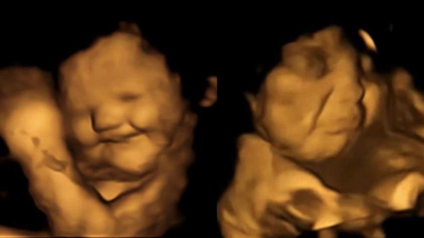 El estudio que mostró que los bebés en el vientre "sonríen" cuando sus mamás comen zanahorias