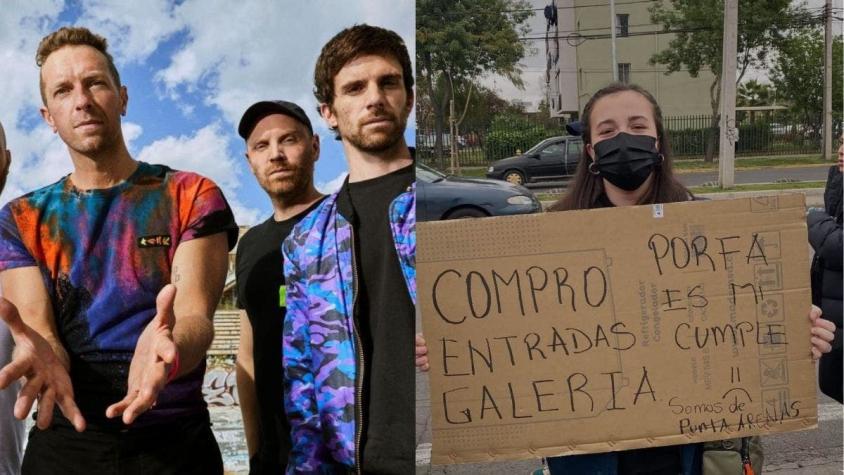 Joven viajó de Punta Arenas a Santiago para ver a Coldplay: No tiene entrada y busca una