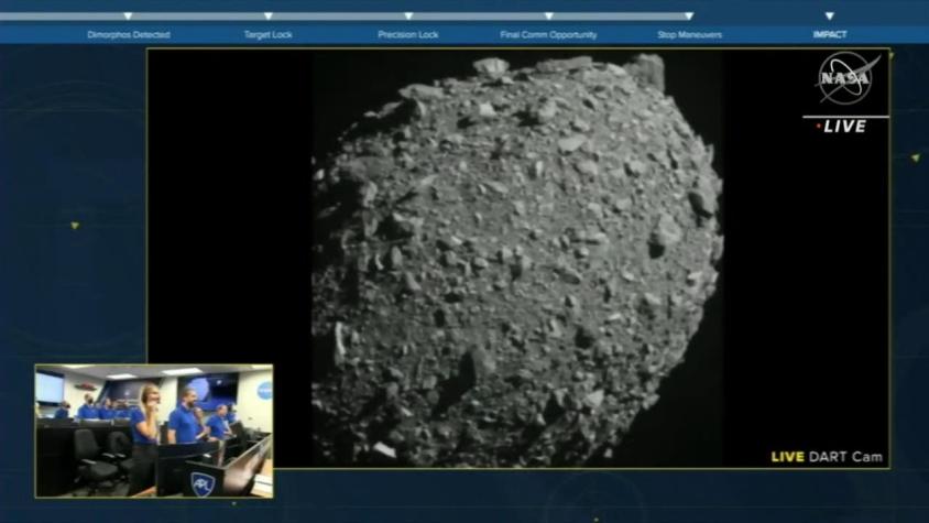 Nave de la NASA impacta asteroide en histórica prueba de defensa planetaria
