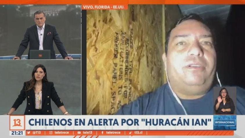 [VIDEO] T13 en Florida: Chilenos en alerta por el huracán "Ian"