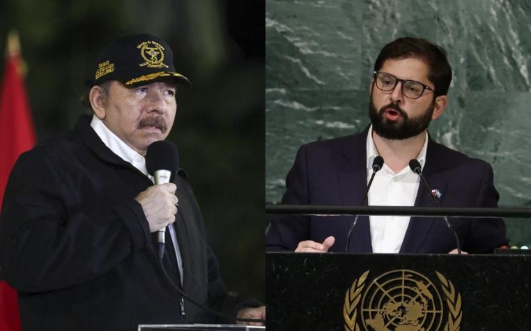 Ortega calificó de "perrito faldero" a Presidente Boric por pedir libertad de presos en Nicaragua