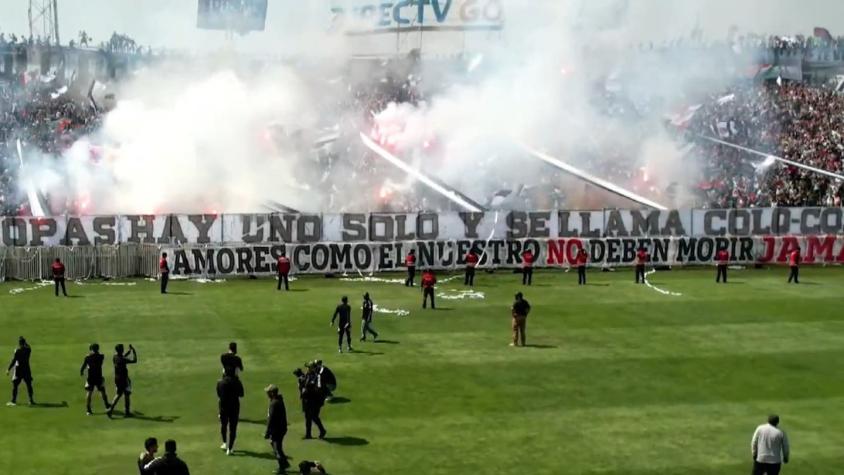 [VIDEO] Así fue el momento en que colapsó estructura del Monumental en arengazo de Colo Colo