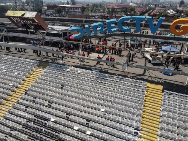 Estadio Seguro pone en duda partido entre Colo-Colo y la UC por caída de estructura en el Monumental
