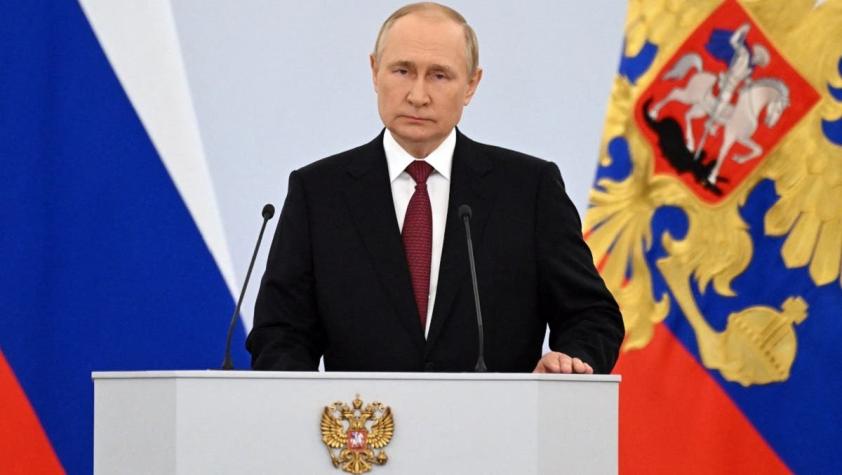 Putin promete la "victoria" en Ucrania tras formalizar la anexión a Rusia de cuatro regiones