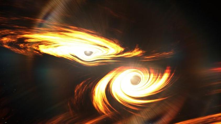 Científicos dicen que choque entre dos agujeros negros supermasivos se podría ver desde la Tierra