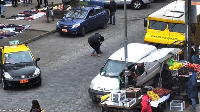 Comerciante ambulante lanzó piedra contra fiscalizadora en Temuco: Municipio se querellará