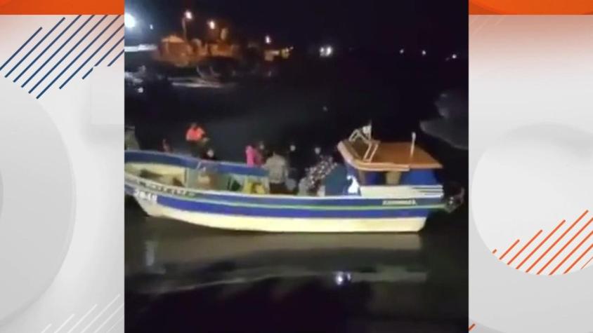 [VIDEO] Niña de 3 años accidentada en Isla Santa María: La evacuaron en bote para atención médica