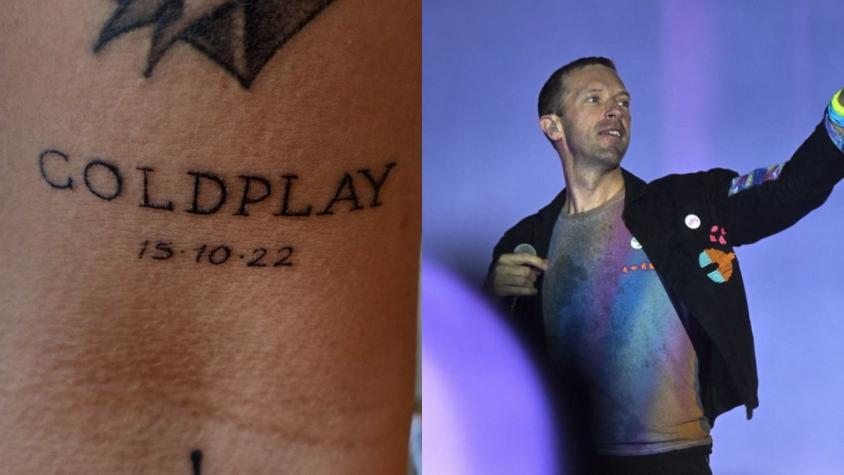 Fan se tatuó fecha del concierto de Coldplay, pero show se suspendió: "¿Qué hice para merecer esto?"