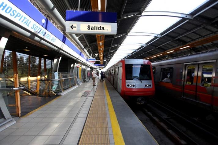 Línea 4: Metro cerró 9 estaciones en La Florida y Puente Alto por persona en la vía