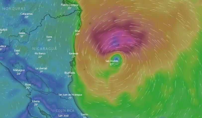Colombia en"alerta máxima" por inminente llegada de la tormenta Julia