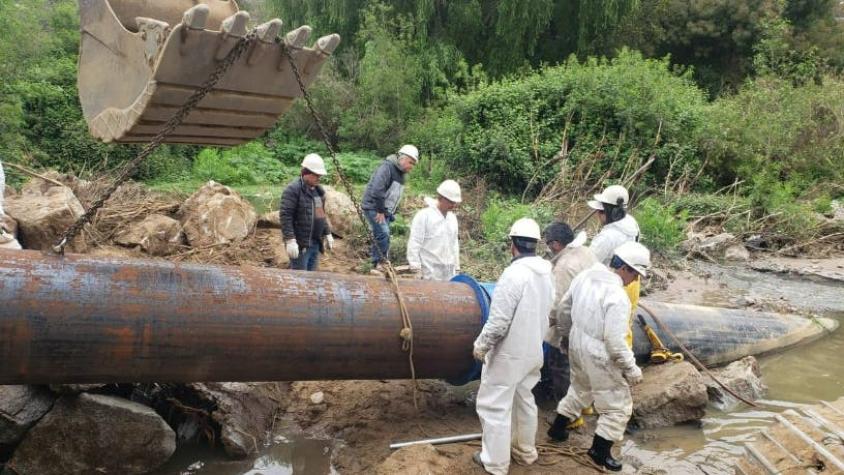 Derrame de aguas servidas en estero Marga Marga: Se liberaron de 280 a 350 litros por segundo