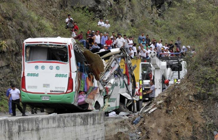 20 muertos deja grave accidente de bus en Colombia