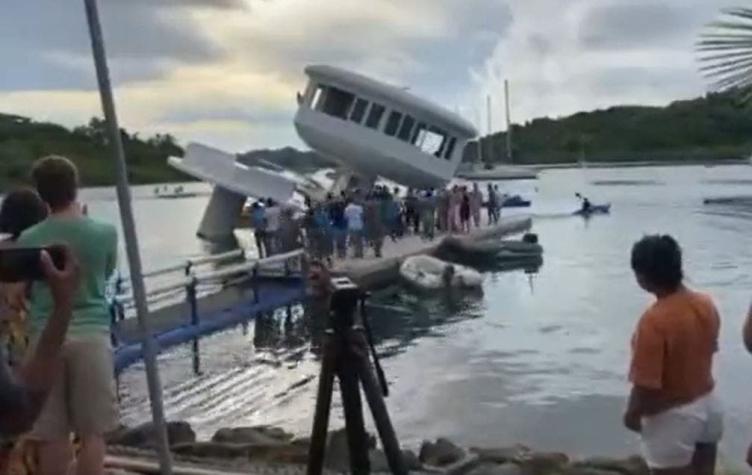 [VIDEO] Casa futurista en Panamá se hunde en plena inauguración