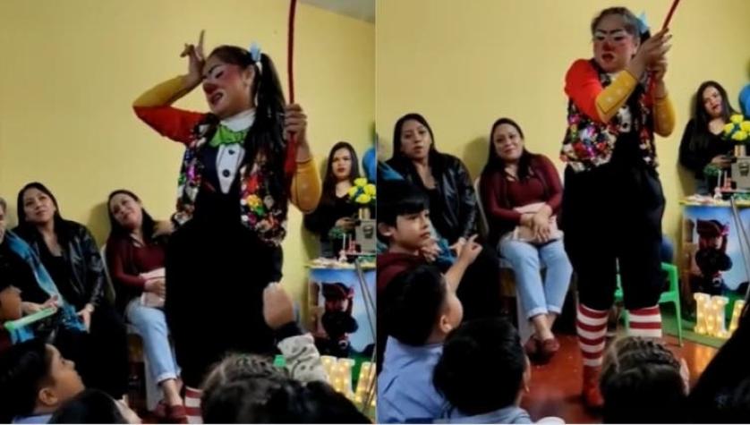 Perú: Preguntan "qué padre es infiel" en fiesta infantil y niño echa al agua a su papá