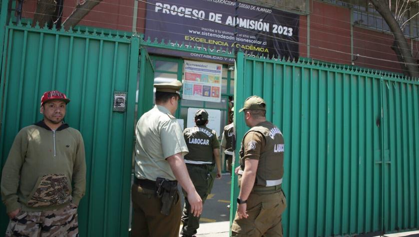 Bomba en colegio de Peñalolén: Formalizarán a menor de edad por ley de armas y lesiones