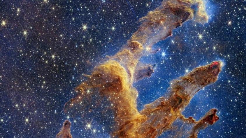 James Webb: las deslumbrantes imágenes de los "Pilares de la creación" captadas por el telescopio