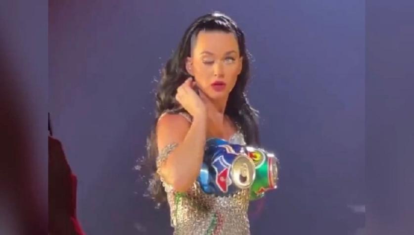 Katy Perry aclaró extraño movimiento de su párpado durante show en Las Vegas